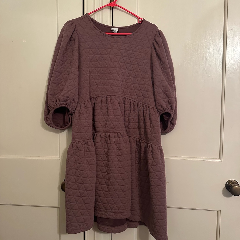 A New Day Purple Quilted Dress